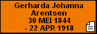 Gerharda Johanna Arentsen