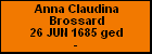 Anna Claudina Brossard