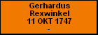 Gerhardus Rexwinkel