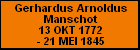Gerhardus Arnoldus Manschot