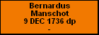 Bernardus Manschot