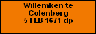 Willemken te Colenberg