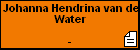 Johanna Hendrina van de Water