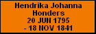 Hendrika Johanna Honders