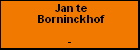 Jan te Borninckhof