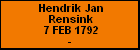 Hendrik Jan Rensink