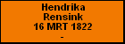 Hendrika Rensink