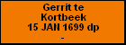 Gerrit te Kortbeek