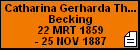 Catharina Gerharda Theodora Becking