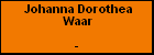 Johanna Dorothea Waar