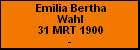 Emilia Bertha Wahl