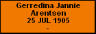 Gerredina Jannie Arentsen