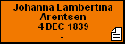 Johanna Lambertina Arentsen