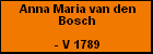 Anna Maria van den Bosch