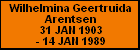 Wilhelmina Geertruida Arentsen