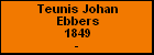 Teunis Johan Ebbers