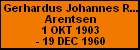 Gerhardus Johannes Roelof Arentsen