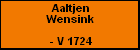 Aaltjen Wensink