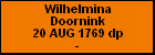 Wilhelmina Doornink
