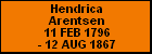 Hendrica Arentsen