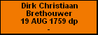 Dirk Christiaan Brethouwer