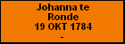 Johanna te Ronde