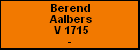 Berend Aalbers