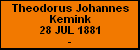 Theodorus Johannes Kemink