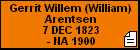 Gerrit Willem (William) Arentsen