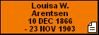 Louisa W. Arentsen
