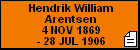 Hendrik William Arentsen