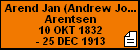 Arend Jan (Andrew John) Arentsen