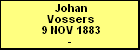Johan Vossers