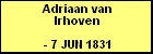 Adriaan van Irhoven