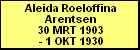 Aleida Roeloffina Arentsen