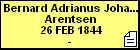 Bernard Adrianus Johannes Arentsen
