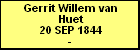 Gerrit Willem van Huet